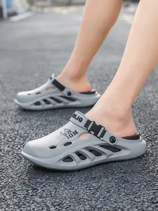 Men's Ultra-Comfy Thick Sole Clogs! Non-Slip Closed-Toe Summer Slides, 2-in-1 Beach & Outdoor Sandals for All-Day Wear Footwear