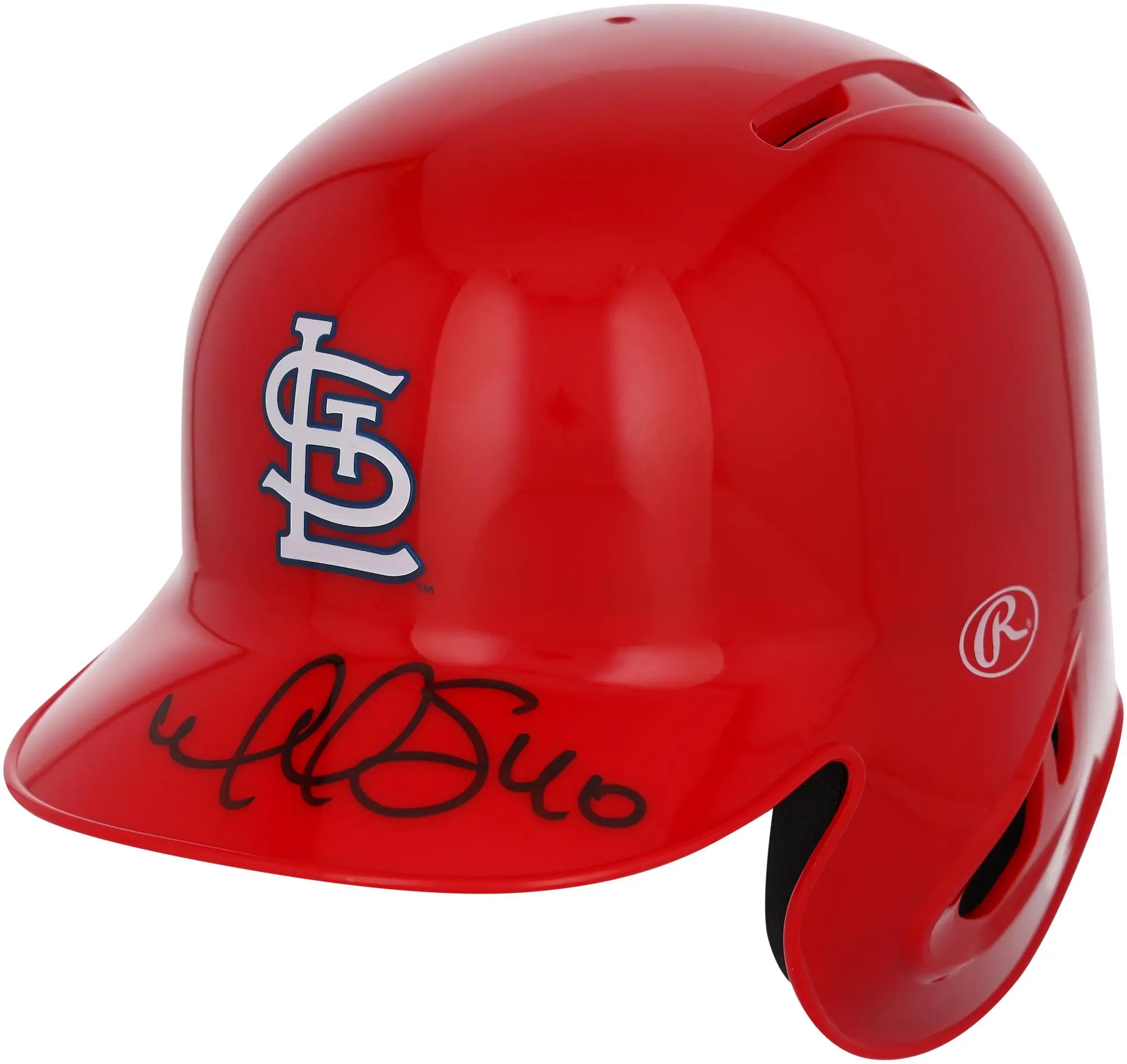 Willson Contreras St. Louis Cardinals Autographed Mini Batting Helmet - Fanatics Authentic Certified
