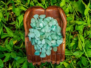 Green Aventurine Tumbled Stones, Natural Aventurine Gemstone, Healing Crystals, Meditation Aventurine Tumbled