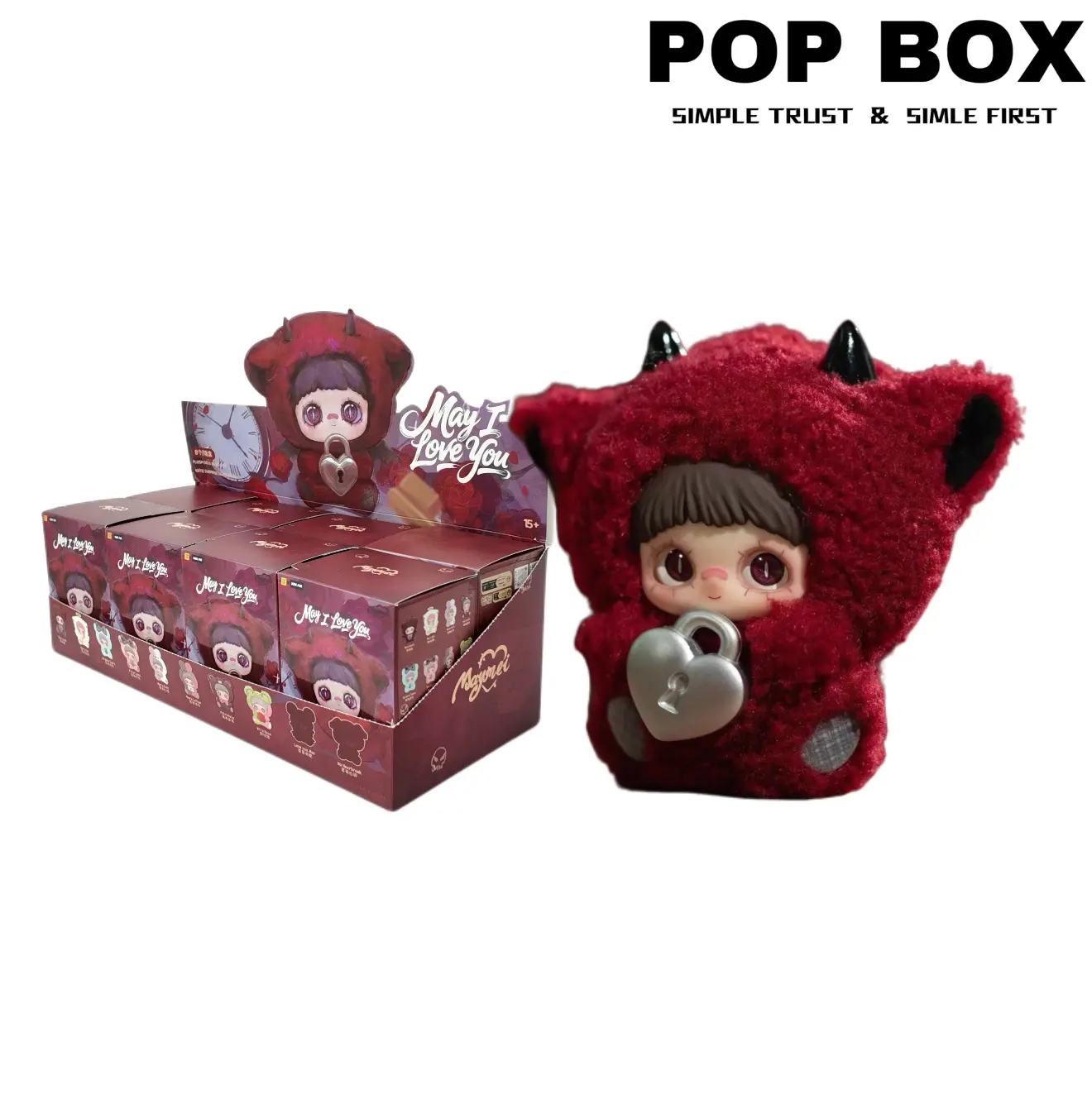 MayMei "I Love You" Series Soft Stuffed Doll Blind Bag Collectible - Cute Design Collectible Blind Pack, Toys, Cute Girly Gifts for Girly Girls