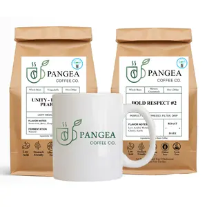 Clean Coffee for Athletes ️ – Low Acid, Gut-Friendly, Allergen-Free 2-Pack + Pangea Mug