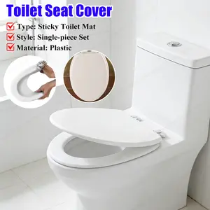 Bathroom Replacement Cover Seats Comfortable Soft Toilet Seat Replacement Quick-Release Slow Close Toilet Seat Cover for Bathroom Seats Standard Toilets