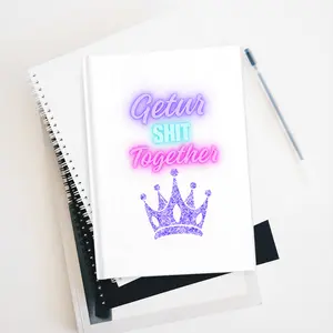 Ruled Line Journal, Comeback Queen Planner, Notebook, Diary, Organizer, Gift for Goal-Setters, To-Do List Tracker