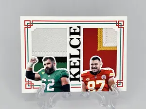 Kelce Brothers Dual Patch Card – Limited Edition
