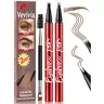 Vevivia Beauty 2-Pack Eyebrow Pens with Brush - Cosmetic Eyebrow Pencil, Brow Liner, Make Up for Adults, 4-Tip & 2-Tip Waterproof, Sunscreen, Long-Lasting Natural Look, All Skin Types #SohoChic