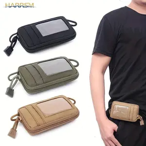 1pc Tactical EDC Pouch - Multi-Functional Outdoor Wallet and Key Coin Purse with Belt Loop and Earphone Port for Hunting, Camping, and Everyday Carry Side Pouch