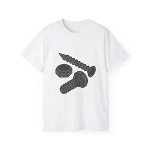 Tool Themed Unisex Cotton Tee Funny T-Shirt for DIY Lovers Craftsman Gift Casual Wear Birthday Present Construction Humor