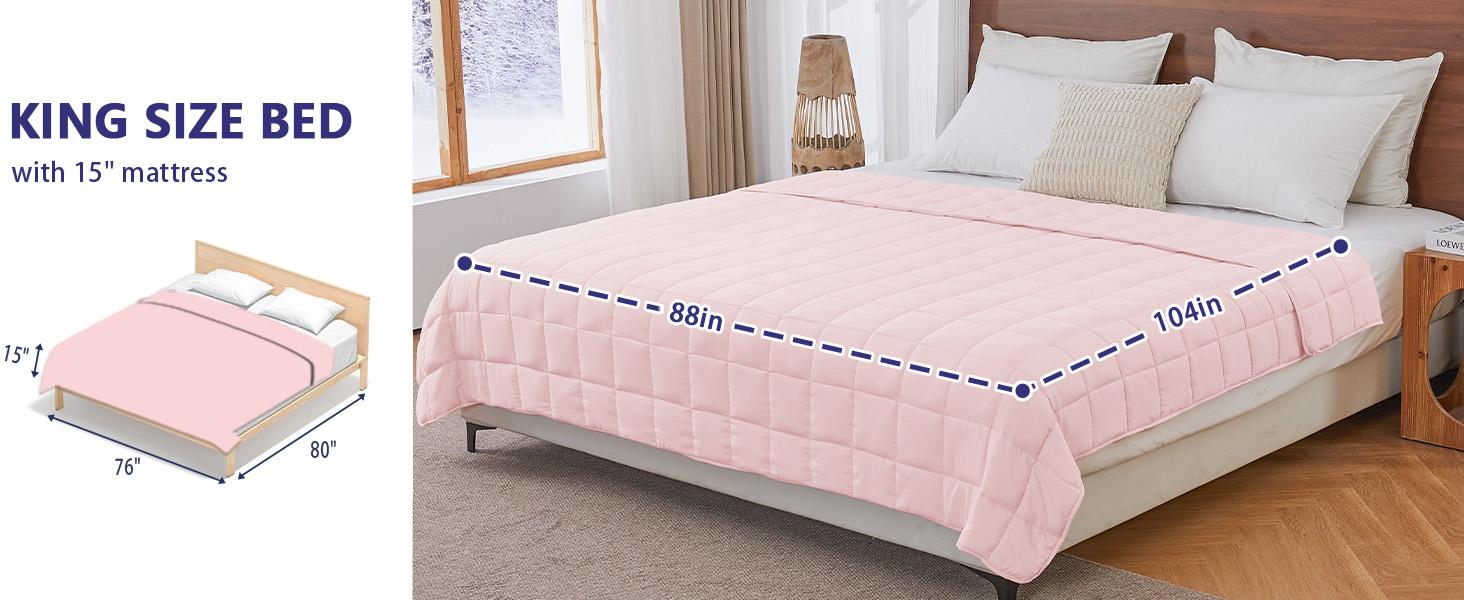 yescool Weighted Blanket for Adults,Cooling Heavy Calming Blanket for Deep Sleep,Perfect for 190-210 lbs, Queen Size Breathable Blanket with Premium Glass Bead, Machine Washable,20lbs For Stress & Anxiety yescool Weighted Blanket for Adults,Cooling Heavy Calming Blanket for Deep Sleep,Perfect for 190-210 lbs, Queen Size Breathable Blanket with Premium Glass Bead, Machine Washable,20lbs For Stress & Anxiety