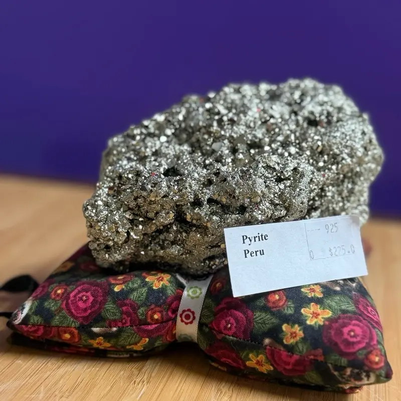 Raw Pyrite from Peru - 925 Authentic Gemstone for Collectors and Enthusiasts