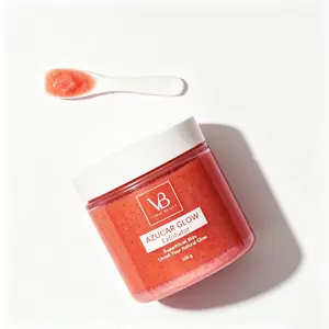 VB Azucar Glow Exfoliant & Brightening Sugar Scrub 100g Hydrating Facial Cleanser for Smooth Skin Natural Exfoliants Improve Texture Appearance