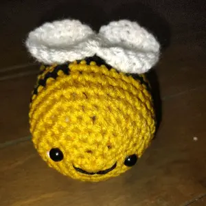 Mr Bumbles the bee (pink egg)