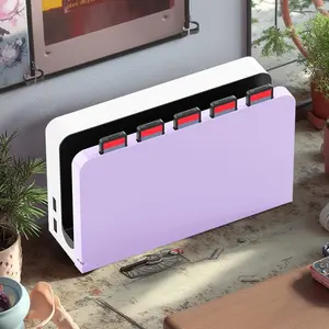 Solid Color Base Protective Case, Lightweight Console Base Protective Cover, Console Accessories for Switch OLED, Compatible with Switch
