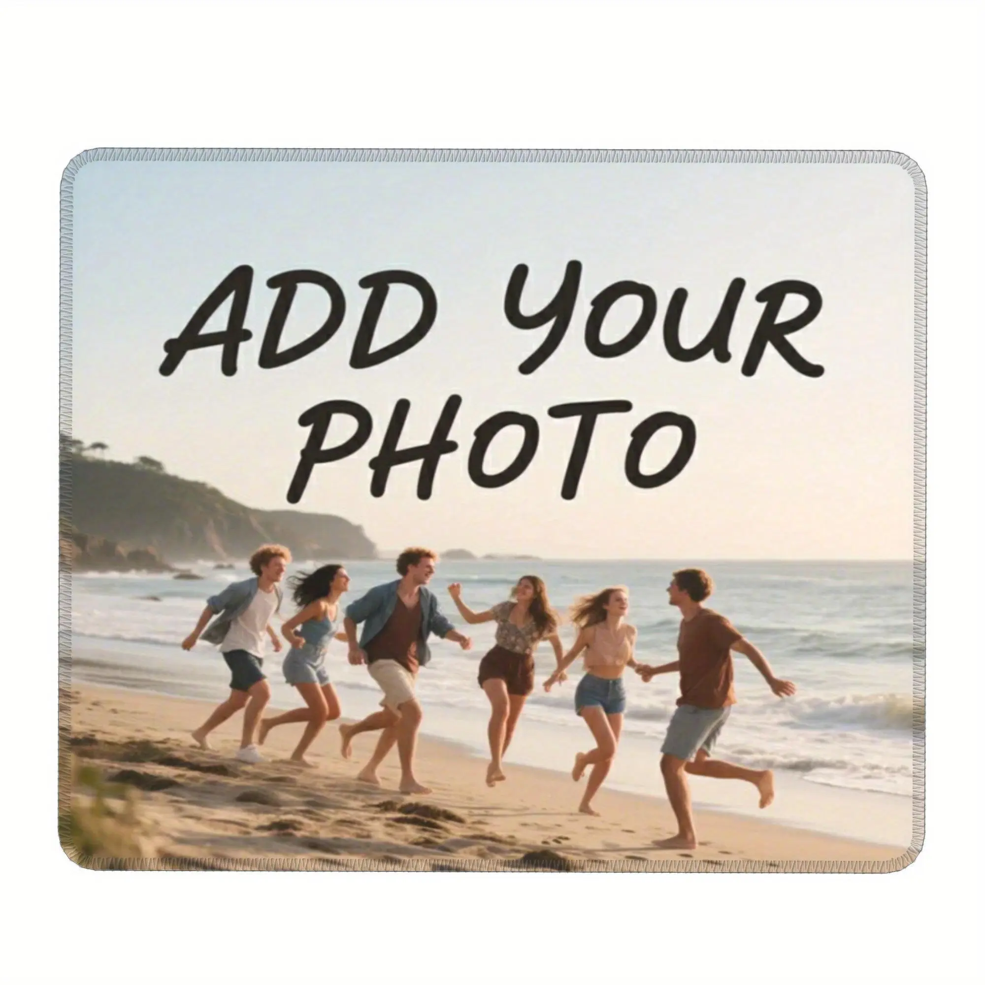 Customized Rectangular Mouse Pad (24*20cm) - Non-Slip Rubber Base, Photo Upload, Logo/Text Addition, Father's Day Personalized Gift, Ideal for Computer Enthusiasts, Customized Mouse Pads