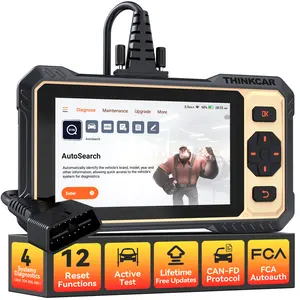 THINKCAR OBD2 Scanner, ABS/SRS/ECM/TCM System Car OBDⅡ Diagnostic Scan Tool, 94+ Vehicle Brands Car Code Reader, AutoAuth for FCA SGW