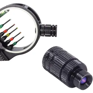 Archery Bow Sight Light - Compound 3/8-32 Led Battery Fiber Optic Bow Sight Light Thread Universal Fit