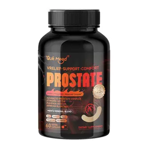 Prostate Health Support Supplement for Men - with Saw Palmetto & Pumpkin Seed & Stinging Nettle Extract - Supports Male Urinary Health & Bladder Controling - Reduce Bathroom Trips & Promote Sleep & Hair Health - 60 Capsules(1 Month Supply)
