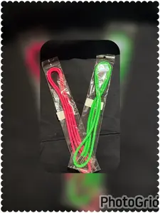 Neon Hoodie Strings - Pre-Made Rhinestone Drawstring for Most Hoodies - 53 Inches Length - Fits Hoodies with 6mm Eyelets - Pink & Green Options