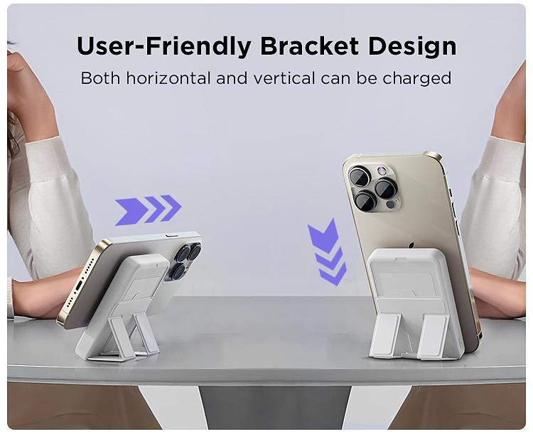 Magnetic Power Bank 10000mAh Wireless Portable Charger with USB-C Cable LED Display Foldable Battery Pack for iPhone 16/15/14/13/12/Pro/Pro Max Series Charging Compact Silicone Black Magnetic Power Bank 10000mAh Wireless Portable Charger with USB-C Cable LED Display Foldable Battery Pack for iPhone 16/15/14/13/12/Pro/Pro Max Series Charging Compact Silicone Black