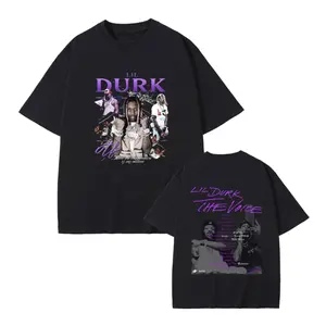 Rapper Lil Durk The Voice Hip Hop Vintage Shirt, Went Hollywood For A Year Unisex T-shirt, Durkio Krazy Bootleg Sweatshirt, All My Life Almost Healed 90s Hoodie, Rap Homage Tee, World Tour 2024 Merch, Gift For Her Him