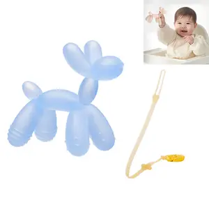 Baby Teething Toy for 0-6, 12 & 18 Months – Never-Drop Food-Grade Silicone Rocking Teether (Anti-Choking, Odorless, Low Dust/Hair Adhesion)