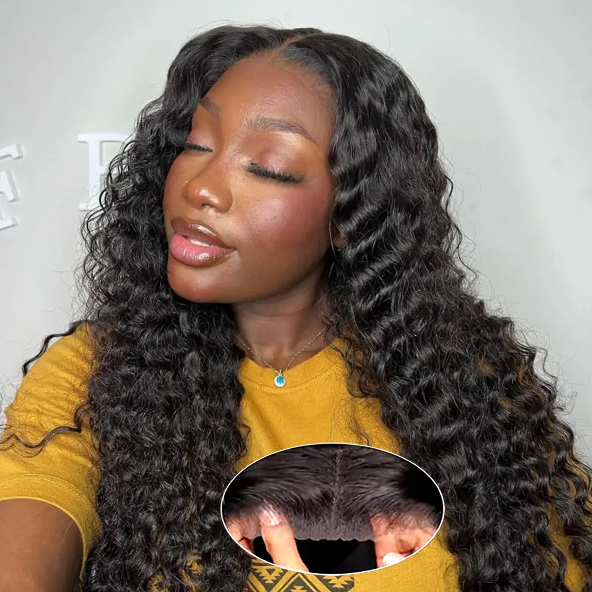 6x4 Glueless Deep Wave Wigs