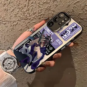 Hot-blooded anime D-Demon Slayers Phone Case Suitable for Samsung Galaxy S26 S25 S24 A37 A57 A17 A07 A56 A26 A36 A55 A35 A06 A16 A05 A14 A24 A34 A54 A15 A05s A04e A25 S23 S22 S21 S20 FE Ultra Plus Edge 4G 5G Anti Fall Matte Back Cover