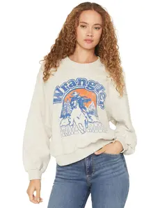 Wrangler Women's Women'S Logo Crewneck Sweatshirt - 112373095
