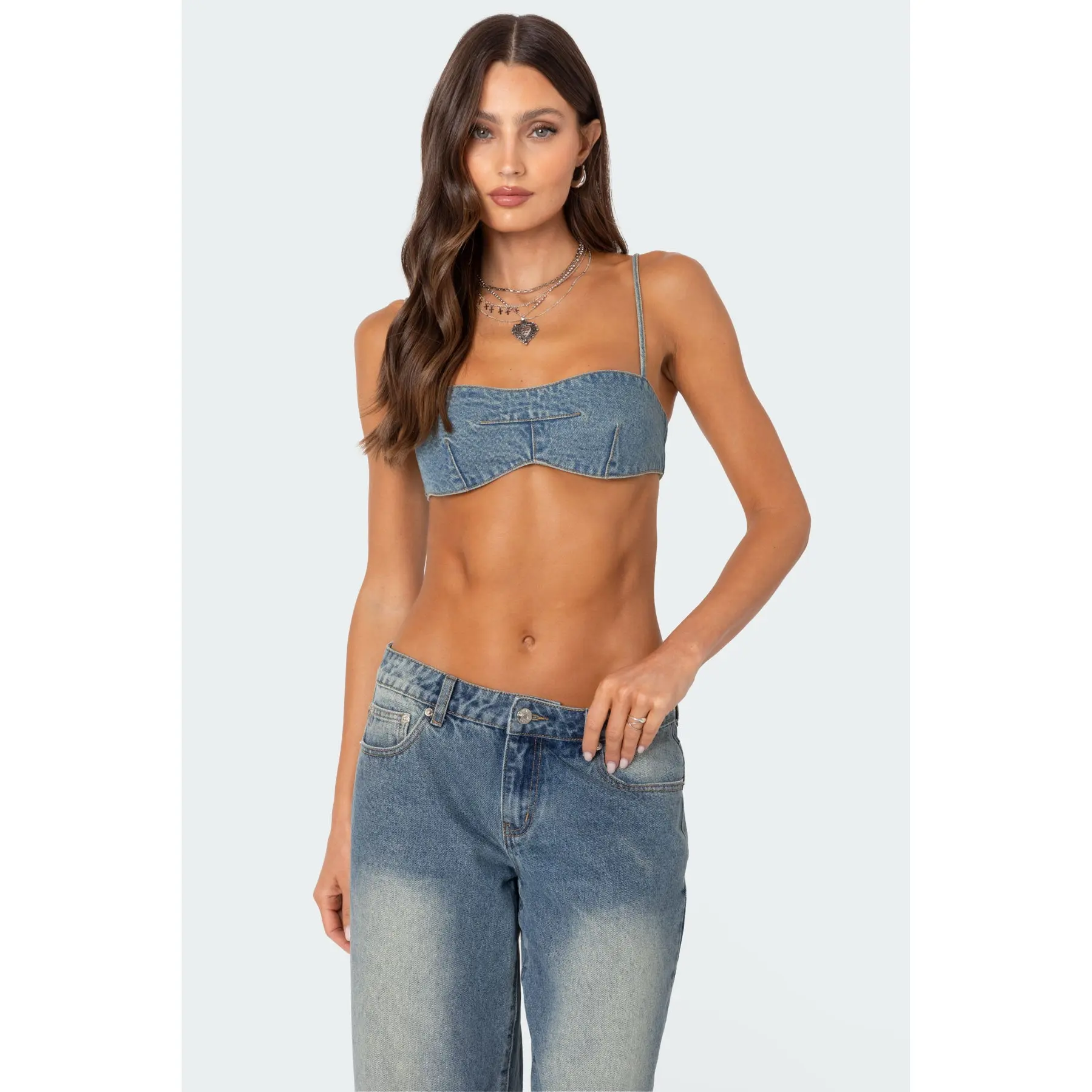 Brandy Denim Bralette Brandy Denim Bralette