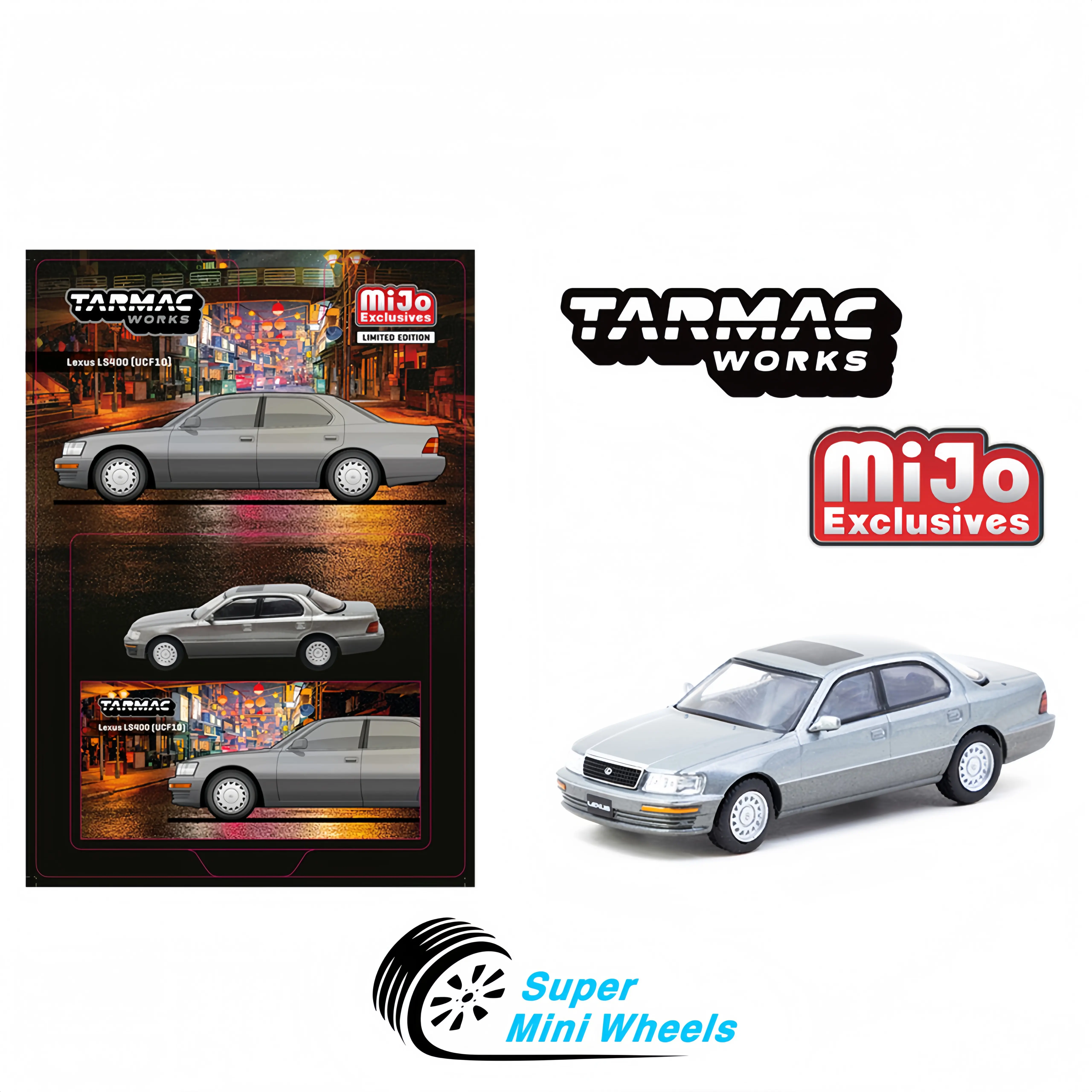 Tarmac Works 1:64 Lexus LS400 Flint Grey