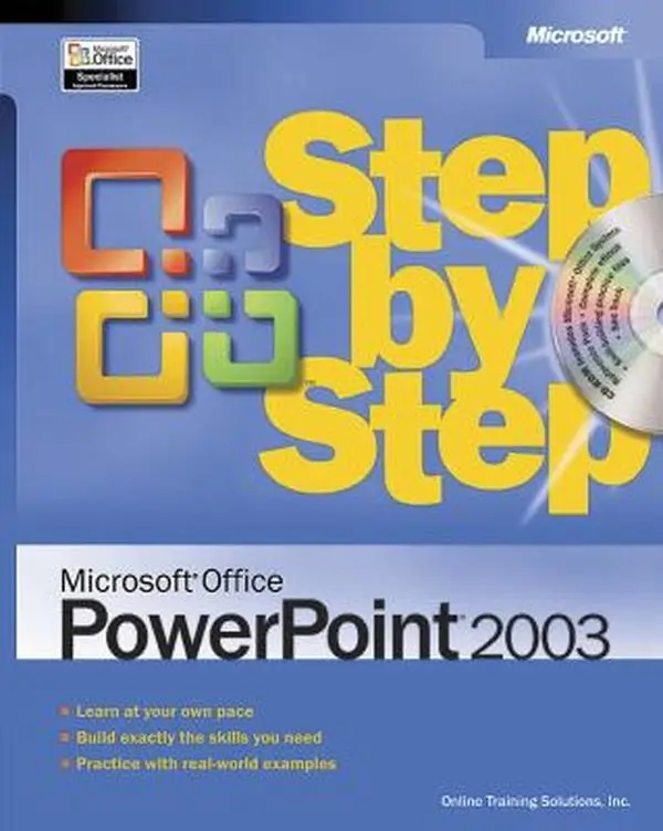 USED Book - Microsoft® Office PowerPoint® 2003 Step by Step by Online Training Solutions Inc. (Paperback) - english