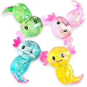4-Pack Slow-Rising Squishies Stress Relief Toys Set - Soft Maltose-Feeling Sensory Fidget Stress Balls, Ultra-Soft Anxiety Fidgets, Lawn Games Beanbags for Kids, Birthday Party Gifts