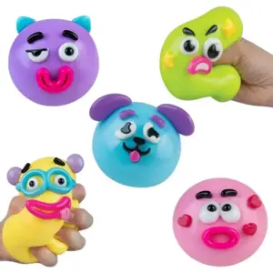 2026 New Squishy Toy, Curiosities Dog Face Swap Squishy, Cute Sensory Fidget Toy with Expressions, Soft Moldable Slow Rise Stress Relief Toy for Adults Kids Anxiety Relief