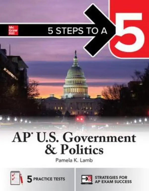 USED-5 Steps to a 5: AP U.S. Government and Politics 2026: Practice AP Tests + AP Content Review + Digital Exams by Lamb, Pamela K. (Paperback)