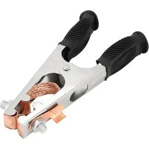 Welding Ground Clamp, 500A Electroplated Welding Ground Clamp, Copper Ground Clamp Suitable for Manual Welding Machine (US Standard)