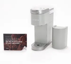 K-Mini Plus Single Serve K-Cup Pod Coffee Maker with Removable Water Reservoir, Travel Mug Friendly, 6 to 12 oz Brew Size