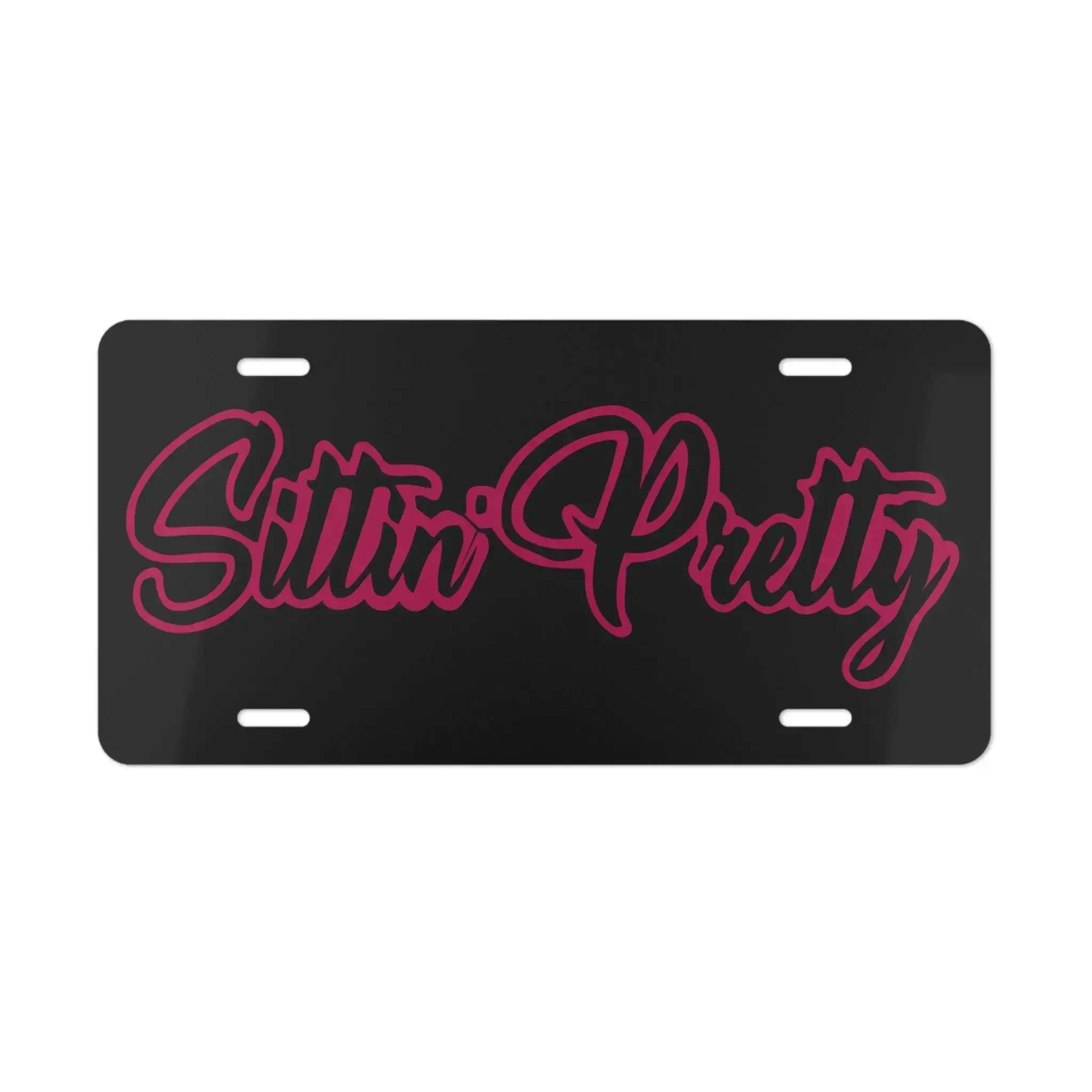 Personalized Automotive License Plate - Custom 6x12in Glossy Finish Aluminum Tag, Easy Installation Custom Decorative Car Exterior Accessory for Trucks, Versatile Use Wall Display