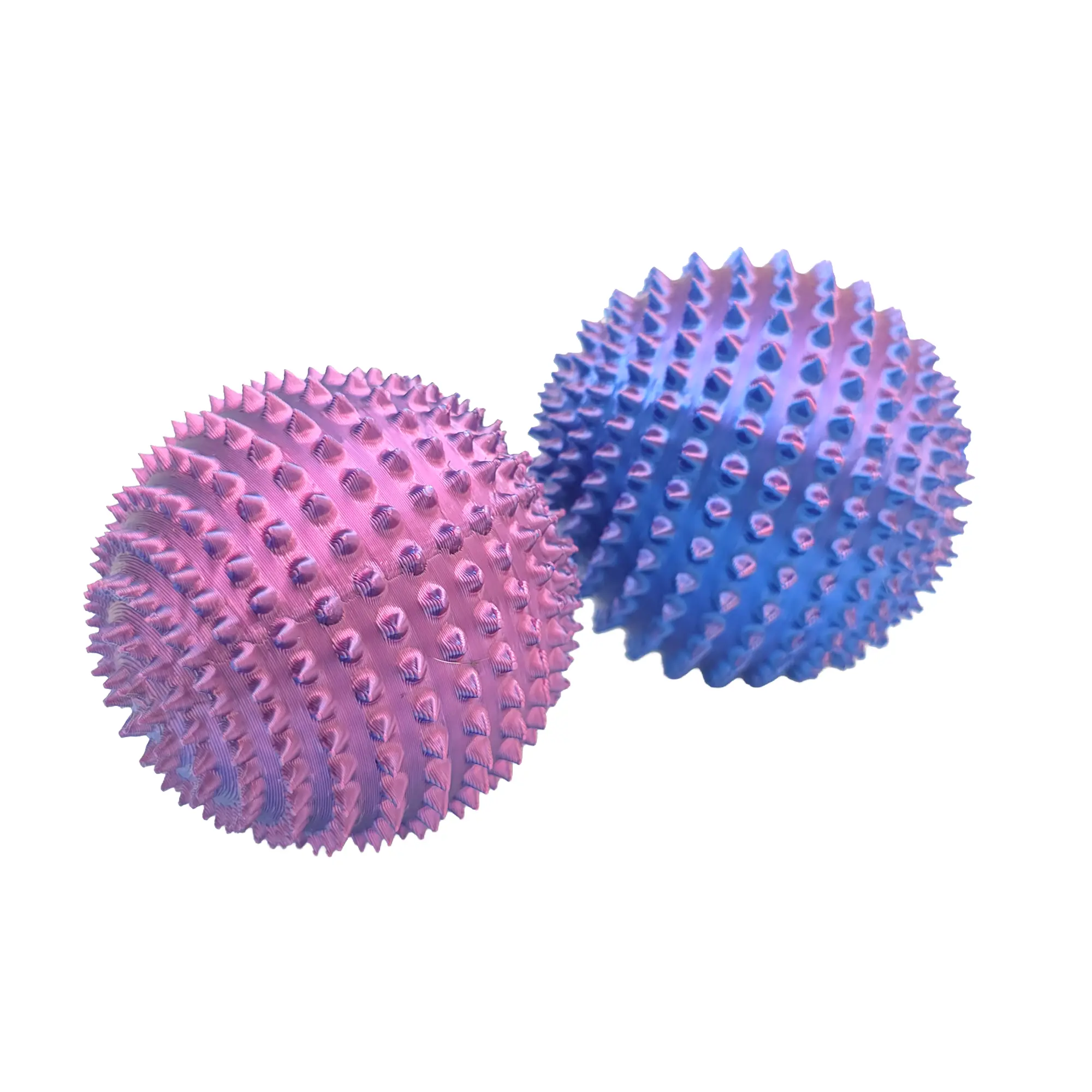 Yutelme Small 10g Spiky Sensory Balls - 2-Count Multi-Pack Battery-Free Manual Hand Massage Tools, Massagers for Adults' Body Care, Hospital Labor Pain Relief