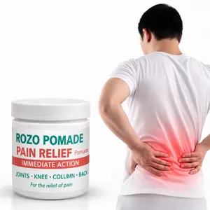 Rozo Pomade Pain Relief Immediate Action for Joints Knee Column Muscle Atrain Fast Acting Topical Cream for Muscle & Joint Comfort