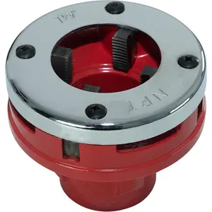 Replacement 1-1/2-inch Dies Compatible with Ratchet Pipe Threader Kit, Ideal for Galvanized and Iron Pipes, Not for Stainless Steel