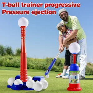Outdoor Kids Baseball Set, Parent-child interactive toys,Baseball Training Equipment Pack with 6 Balls, Portable Sports Fitness Toy, Baseball Training Hitting Aid Trainer
