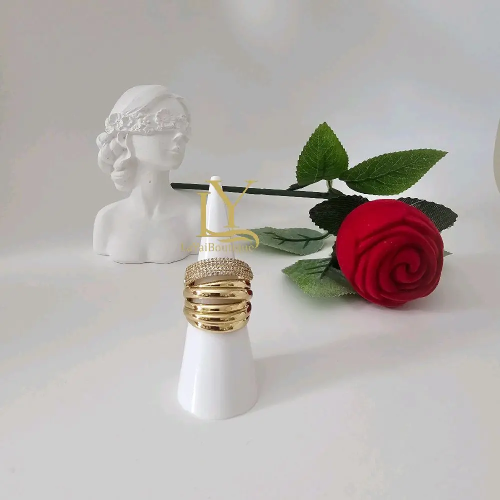 LaYaiBoutique #1798 high quality 14k gold plated ring