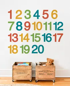 Number Wall Decals