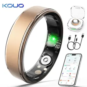 2026 Upgraded Smart Health Ring for Women Men,Fitness Tracker with Heart Rate, Blood Oxygen, Blood Pressure, Sleep Monitoring, Step Counting, IP68 Waterproof for iOS and Android, No APP Fee, Mother's Day Gift