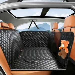 Seat Cover for  Seat, Hard Bottom  Seat Extender for Dogs,  Hammock for  SUV and  - , Anti Scratch,Easy to Clean, Supports 400lbs
