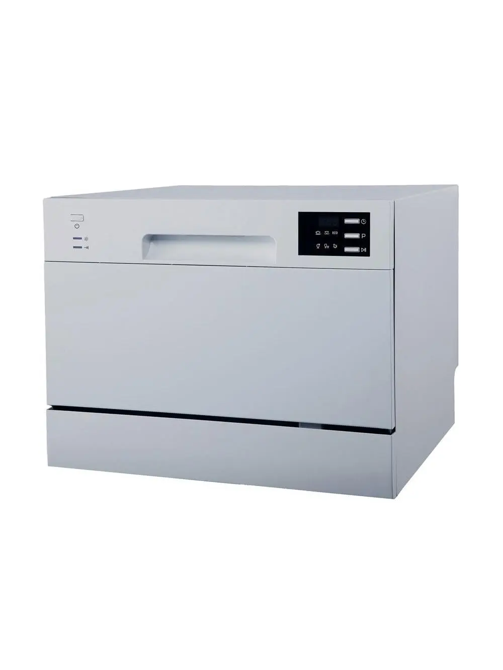 212 MAIN Compact Energy Star Countertop Dishwasher with Delay Start & LED Display, Silver