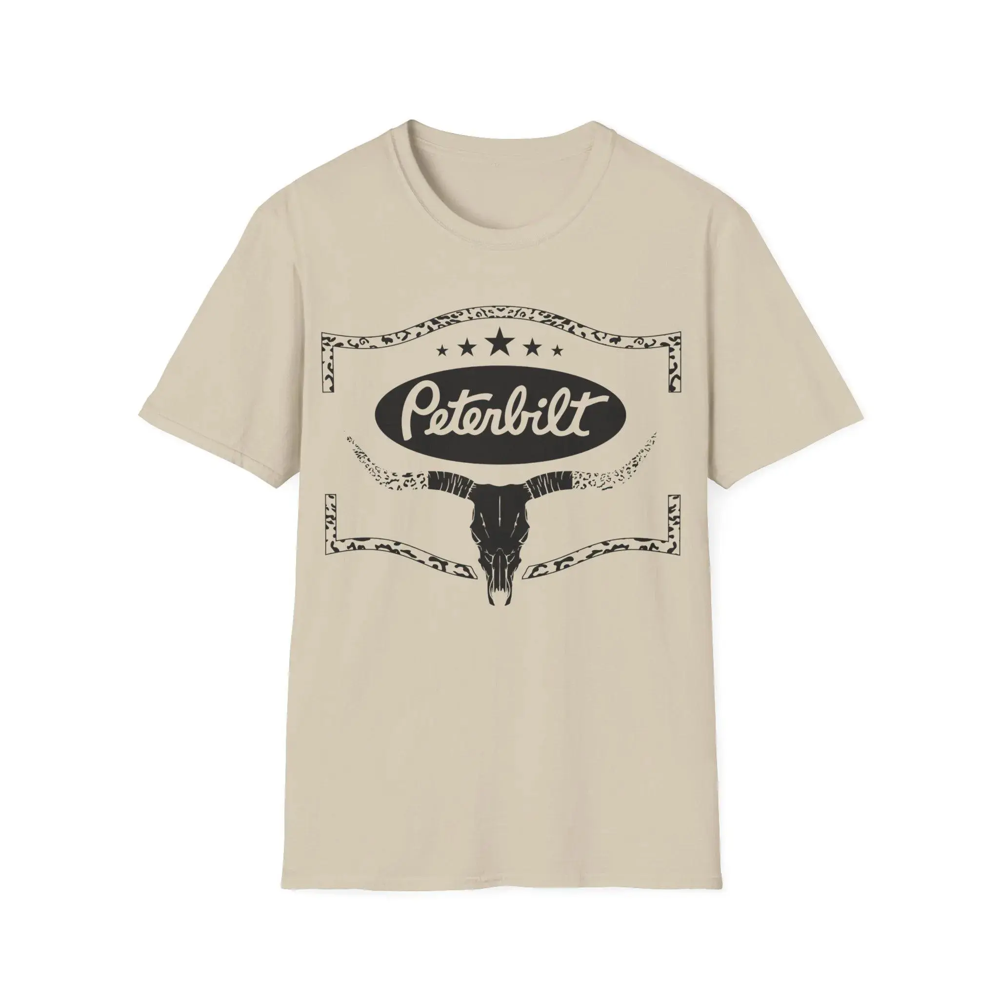 Peterbilt Western Bullhead Tee - Bullhorns Peterbilt Trucker Trucking T-Shirt Sweatshirt Hoodie