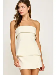 Structured Tube Top