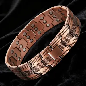 Men's & Women's 3-Row Magnetic Bracelet - Adjustable Interlocking Design, Stylish Versatile Gift Jewelry