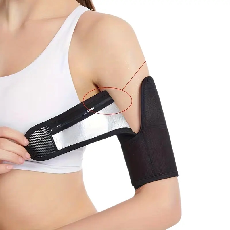 Adjustable Elbow Support Brace - Silver-Lined Compression Elbow Protector for Fitness, Workouts & Daily Joint Support