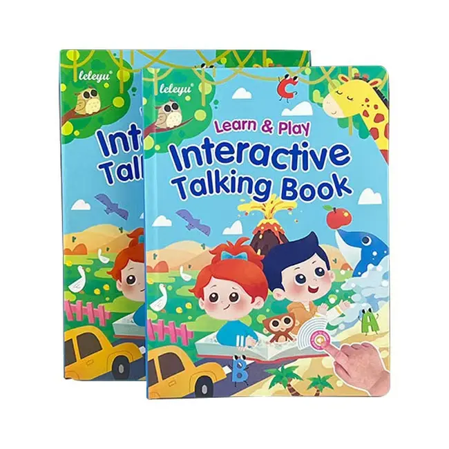 Bilingual Flash Cards Electronic Learning Toy for Toddlers (2-7 Years) - Interactive Visual Stimulation Cards, 260+ Words, 14 Themes, Fun Word Game, Educational Language Tool, Ideal Early Learning Gift